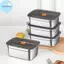 Pufangbliss Hộp Cơm Trưa Inox Có Thể Tái Sử Dụng Kín Dung Tích Lớn Hộp Bảo Quản Thực Phẩm Cho Bữa Ăn Chuẩn Bị Tủ Lạnh Tủ Đông Văn Phòng VN