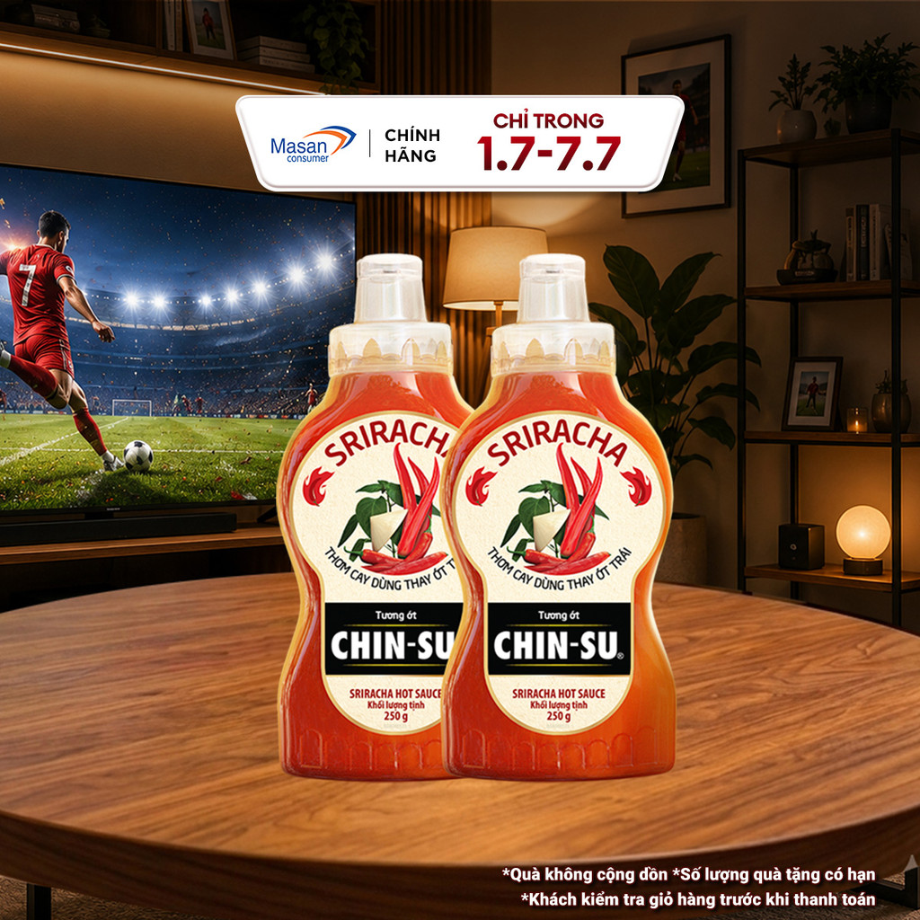 [Chọn loại] Combo 2 Chai CHIN-SU Tương ớt Sriracha Chai 250G