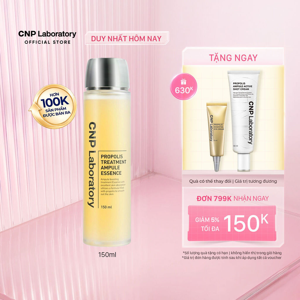 [CNP] Nước thần keo ong (tiền tinh chất) phục hồi làn da Propolis Treatment Ampule Essence 150ml