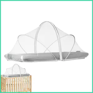 Bassinet Bao Bassinet Lưới Có Thể Gập Lại Lưới Di Động Cho Đầu Giường Ngủ Xe Đẩy Playard Tập Đi sonlekvn