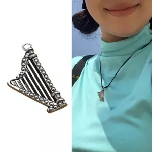 Flgo Mặt dây chuyền trang sức bạc cổ có mặt để làm đồ trang sức và những người đam mê thủ công
