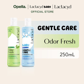 Bộ Dung Dịch Vệ Sinh Phụ nữ Lactacyd Odor Fresh Ngăn Mùi 24H 250ml + Sữa Tắm Gội Trẻ em Lactacyd Baby Gentle Care 250ml