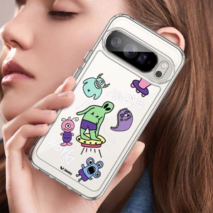 Ốp điện thoại trong suốt cứng "Alien World" cho Google Pixel 10 Pro XL 10A Pixel 9 / 8 / 7 Pro Pixel 9Pro 8 Pro 7A Vỏ Google chống sốc