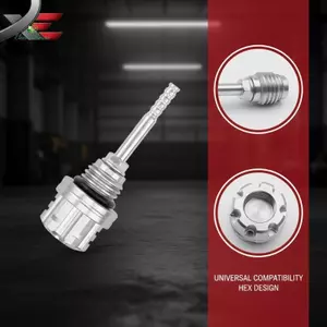 Động Cơ Xe Máy CNC Lục Giác Dầu Dipsti Nắp Chất Lỏng Hợp Kim Nhôm Tăng Cường Hiệu Suất Đa Năng mới