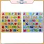 POWER Bảng chữ cái Nga Chữ cái Đồ chơi Montessori giáo dục bằng gỗ dành cho trẻ mới biết đi Hoạt động học tập tại nhà sớm.
