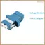 Bộ chuyển đổi sợi quang LC - Bộ ghép nối Singlemode LC sang LC - 5 gói - Xanh lam