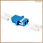 Bộ chuyển đổi sợi quang LC - Bộ ghép nối Singlemode LC sang LC - 5 gói - Xanh lam