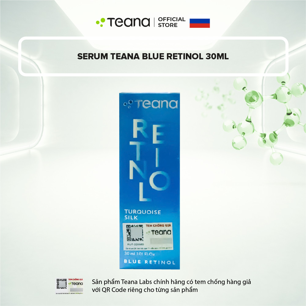 Serum Teana Rejuvenating With Blue Retinol Turquoise Silk giúp tái tạo, trẻ hoá da 30ml