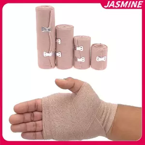 JASMINE 1 Cuộn Băng Quấn Có Kẹp Băng Thể Thao Băng Cho Mắt Cá Chân Cổ Tay Chân Sơ Cứu Băng Đo JASMINE