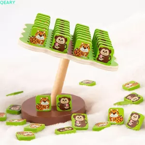 QEARY Cân Bằng Đồ Chơi Khỉ, Tập Trung Tư Duy Huấn Luyện Cây Cân Bằng Động Vật, Pinata Chất Làm Đầy Bảng Mini Tương Tác Trò Chơi Cân Bằng Đồ Chơi Xếp Hình Đồ Chơi Máy Tính Để Bàn