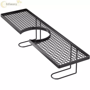 Kệ vòi EDIWANY, Kệ lưu trữ phòng tắm thiết kế rỗng chống rỉ sét, Đồ sắt hiện đại không khoan Giá đựng chậu rửa đa năng Bồn rửa chén đa năng Bồn rửa nhà bếp