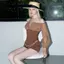 Bộ hai mảnh màu ca cao Hot Girl kiểu Pháp mùa hè Tay phồng rỗng phù hợp với gói eo thấp Mông Slim-fit Slimer Look Niche Suit Women