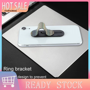 < CarFashion > Giá đỡ nhẫn đeo tay nhiều dây hình chữ U đa năng Giá đỡ điện thoại di động có nhãn dán mặt sau cho máy tính bảng