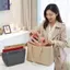 HFTOY Đa Năng Chèn Túi Trang Điểm Nữ Du Lịch Bên Trong Ví Đựng Mỹ Phẩm Dành Cho Nữ Di Động Sắp Xếp Lưu Trữ Tote ~