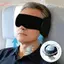 Gối du lịch đường viền HFSHY 3D & Mặt nạ ngủ Bộ dây đeo có thể điều chỉnh áp suất mắt bằng không cho giấc ngủ tại nhà Du lịch nghỉ ngơi VN