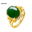 MIC _ Open Ring Có Thể Điều Chỉnh Giả Chalcedony Đá Quý Nhân Tạo Hợp Kim Retro Mở Vòng Có Thể Điều Chỉnh Cho Sinh Nhật