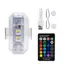 Đèn cảnh báo LED RGB xe máy POWER Đèn tín hiệu Mini đa năng có bộ điều khiển Đèn nhấp nháy Đèn báo an toàn 7 màu.