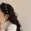 Băng đô buộc tóc chấm bi đính đá Hàn Quốc dành cho nữ