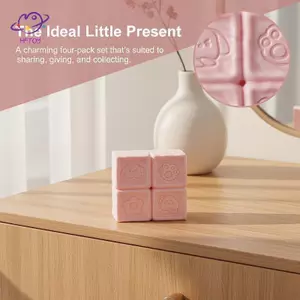 HFTOY Dâu Sữa Viên Bánh Mì Bóp Đồ Chơi Cảm Ứng Mềm Mại Giảm Căng Thẳng Tăng Chậm Cảm Giác Fidget Đồ Chơi Dành Cho Trẻ Em Người Lớn ~