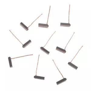 Ziyulinyuk 10 chiếc 5 * 7 * 19mm Máy phát điện Bàn chải Carbon Máy phát điện ô tô Dụng cụ điện Bộ điều chỉnh ô tô Đồng thấp VN