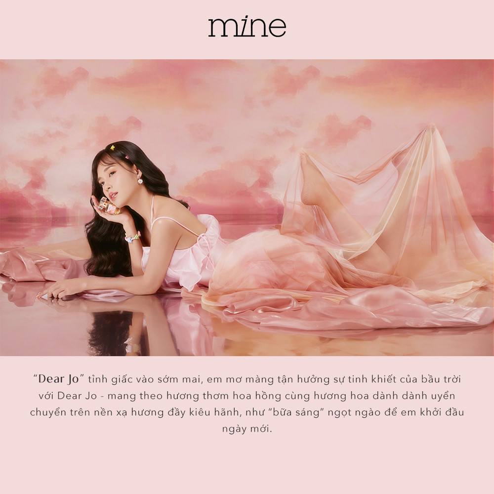 [TẶNG MẶT NẠ Ủ TÓC 490k] Nước hoa mine Dear Jo Xạ hương mơ màng, hoa hồng & cây dành dành gây thương nhớ 30ml