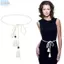 Thắt lưng thắt nút bện JVSUB, Dây buộc dây Boho phong cách Boho màu trơn, Phụ kiện thời trang mềm mại Thắt lưng bện tua rua cho váy váy