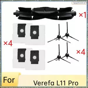 9 Chiếc Cho Verefa L11 Pro Phụ Kiện Máy Hút Bụi Bàn Chải Bên Chính Túi Bụi Lâu Dài Phụ Kiện Dự Phòng