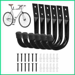 Nhà Để Xe Lưu Trữ Móc Tiện Ích 6 Cái / bộ Móc Xe Đạp Hạng Nặng J Móc Nhà Để Xe Hạng Nặng Móc Cho Dụng Cụ Làm Vườn jiwvn