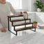 Giá trưng bày bước Giá trưng bày 4 tầng chắc chắn Kệ nâng có bảng gỗ Tổ chức cổ điển Thanh lịch cho người sưu tập