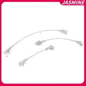 JASMINE 20 Cái / lốc Dây Thép Có Dây Xích Phụ Kiện Câu Cá Xoay 15CM 20CM 30CM JASMINE
