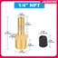 JASMINE 1 / 4 NPT 1 / 8 NPT Airpressor Tanks Van Đổ đầy Van Đồng thau chống ăn mòn Van Schrader (M) Đầu nối lõi van lốp tự động JASMINE