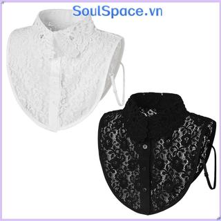SoulSpace Cổ Giả Tháo Rời Cho Sơ Mi Nữ Và Bé Gái