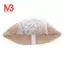 Gối nhẫn cưới đay mộc mạc cổ điển 6 inch x 6 inch