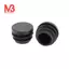 Trống Cuối Nắp Ống Tròn Chèn Nắp 19mm Đường Kính 20 Chiếc Màu Đen