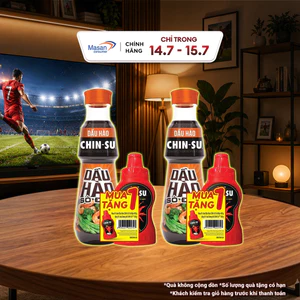 Combo 2 Chai Dầu Hào Chin-Su Sò Điệp 2 Chai X 400Gr