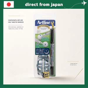 Shachihata Artline Golf Master Marker – Bộ đánh dấu bóng chính xác kèm khuôn & bút hai đầu