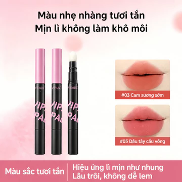 [Màu Sắc Tự Nhiên] 🌸Ong-lasting And Vibrant Color🌸Cushion Lip Cream / Matte Lip Gloss / Matte Nude Liquid Lipstick / Long-lasting And Transfer-resistant / Suitable For Everyday Makeup / Soft Nude Lip 