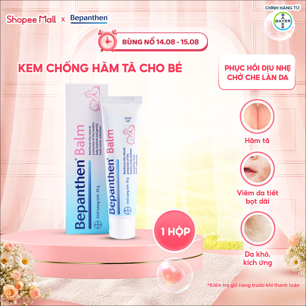 Kem Chống Hăm BEPANTHEN Balm Dạng Kem Mỡ (30G/tuýp)