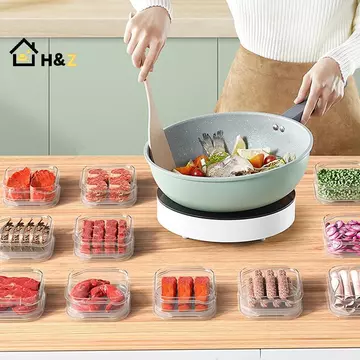 Kính vạn hoa Tủ lạnh Hộp đựng thực phẩm Hộp đựng thực phẩm Nhà bếp Kín giòn Hộp đựng thực phẩm Hộp đựng thực phẩm Hộp tươi Tổ chức nhà bếp Đẹp