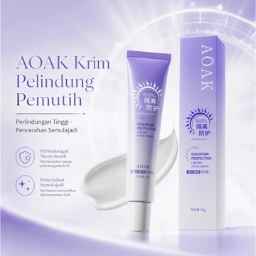 Kem chống nắng AOAK Làm sáng da, làm trắng, che khuyết điểm, dưỡng ẩm, làm sáng tông màu da, chống nắng, kem chống nắng hàng ngày không chứa cồn Kem chống nắng mặt & chống nắng C
