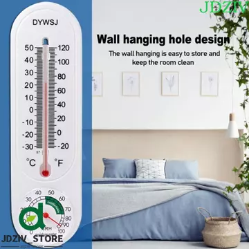 JDZIV Treo Nhiệt Kế Nhà Kính Trồng Máy Đo Độ Ẩm Treo Tường Nhiệt Kế Điện Tử Máy Đo Độ Ẩm Tường Nhiệt Kế Đo Độ Ẩm Nhiệt Độ Máy Đo Độ Ẩm