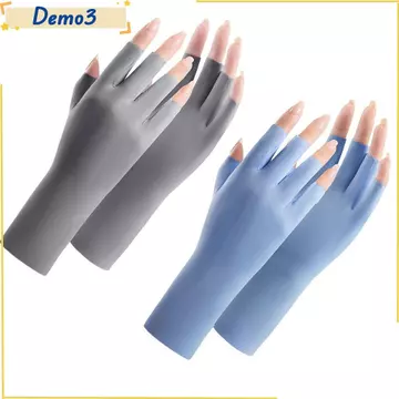 [DEMO3] Găng Tay Chống Nắng, Găng Tay Vẽ Móng Tay Chống Tia UV Đèn Led, Làm Móng Tay Bảo Vệ Tia UV Bảo Vệ Ngón Tay Da Chống Bức Xạ Móng Tay Nghệ Thuật Găng Tay Nữ