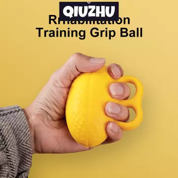 QIUZHU Ngón Tay Cầm Bóng Phục Hồi Chức Năng Huấn Luyện Tay Bóng Tập Thể Dục Ngón Tay Bóp Để Ngăn Ngừa Viêm Khớp Người Cao Tuổi Phục Hồi Chức Năng Massage Thiết Bị B3U3