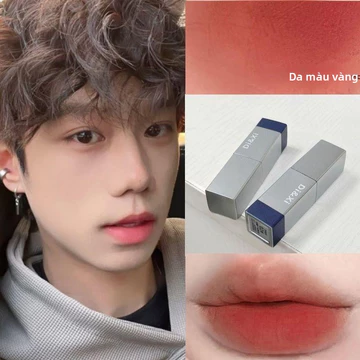 Son môi / Son môi khỏa thân cho nam, Màu môi bão hòa thấp tự nhiên cho cái nhìn hàng ngày, Hiệu ứng mờ / bóng tinh tế, Gel môi nhẹ, Màu môi thân thiện với du lịch gel son môi tẩy tế bào chết môi môi g