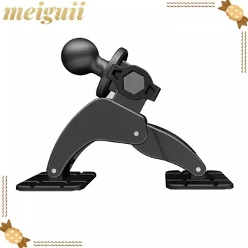 Giá đỡ đầu bi MEIGUII, Giá đỡ điện thoại xoay 360 độ 17mm, Giá đỡ điện thoại tự dính đa năng có thể điều chỉnh Giá đỡ kép Giá đỡ điện thoại di động Giá đỡ lắp đặt bảng điều khiển