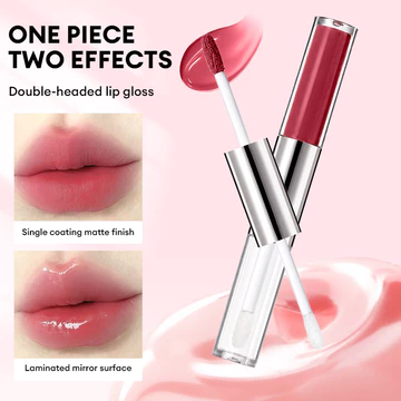 【Selki】Son hai đầu Son tint Son bóng Son bóng dạng nước Son dưỡng môi Son lì Son lì mềm mại Son bóng Son