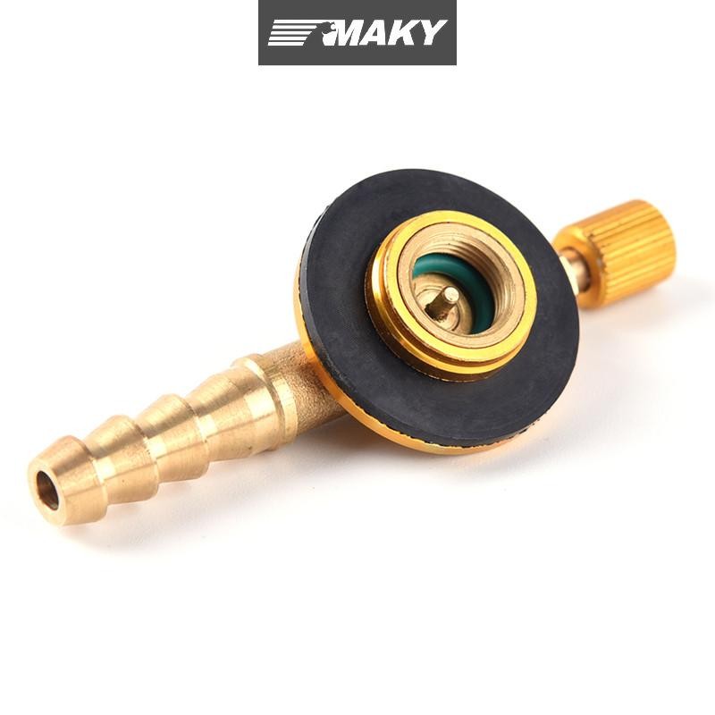 Newwellknownepic Thép không gỉ Cắm trại Bếp Gas Chuyển đổi sạc Bộ chuyển đổi van bơm hơi VN
