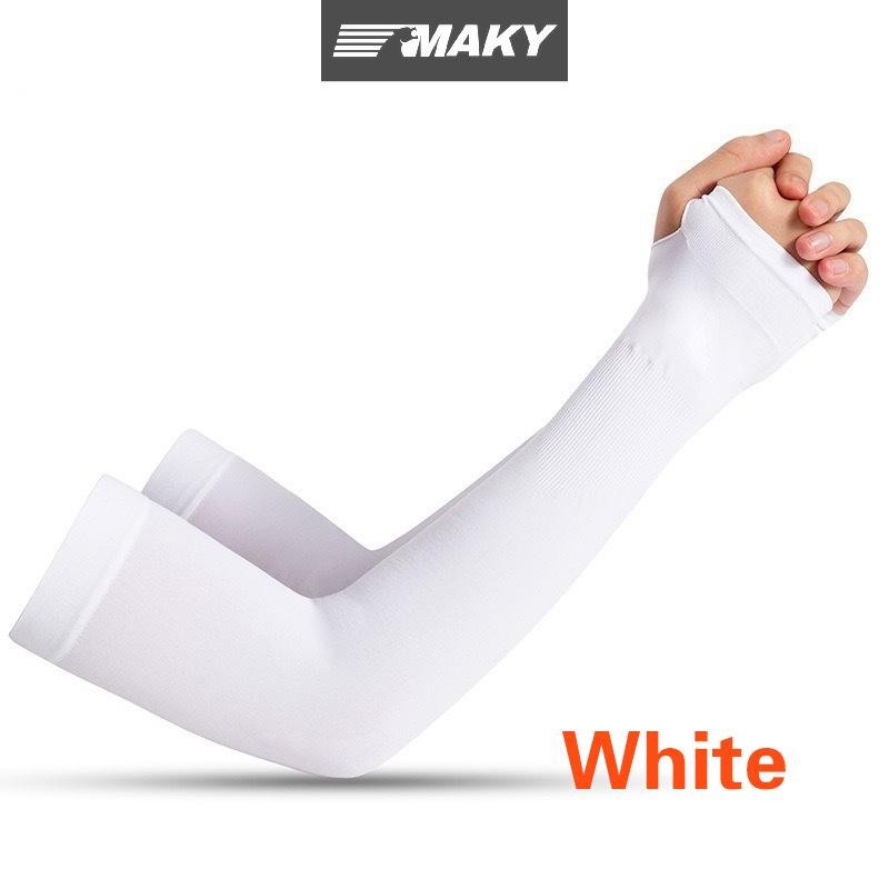 Newwellknownepic 1 Cặp Ice Silk Chống Nắng Cánh Tay Bao Unisex El Cover Đi Xe Đạp Ngoài Trời Chạy Câu Cá Lái Xe Tay Chống Tia UV Tay VN
