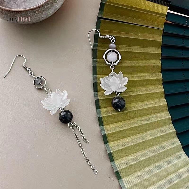 Vòng cổ và bông tai hình quạt - Thích hợp làm quà tặng