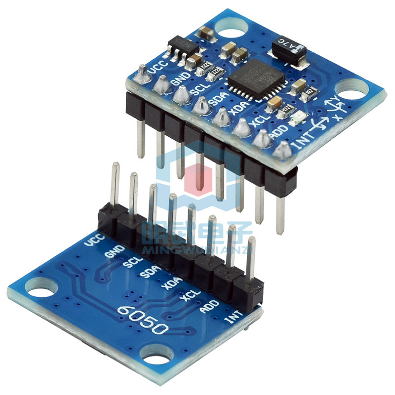 Mô-đun GY-521 MPU-6050 Mô-đun con quay hồi chuyển ba trục Mô-đun 6DOF với sơ đồ nguyên tắc mã